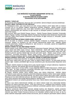 standart s&ouml;zleşme