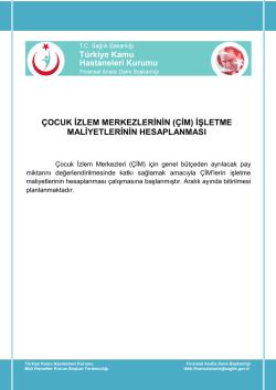 &ccedil;ocuk izlem merkezlerinin (&ccedil;im) - T&uuml;rkiye Kamu Hastaneleri Kurumu