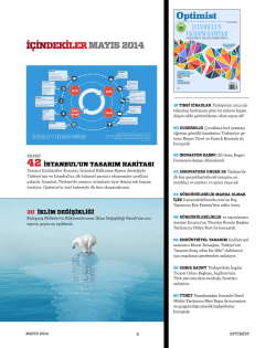 Mayıs 2014 - Optimist Dergi