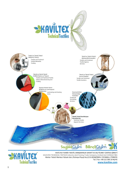 dynamıc sports fabrıcs-kaviltex &reg; kaviltex - KavilteX