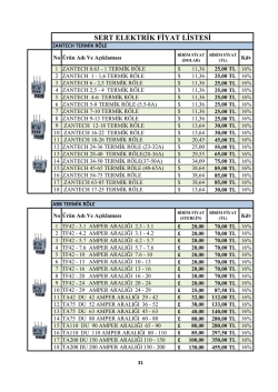termik role abb - Sert Elektrik