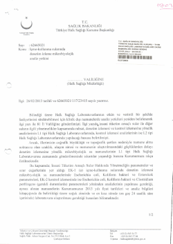 mikrobilolojik su numunelerinde Escherichia coli. Koliform bakteri ve