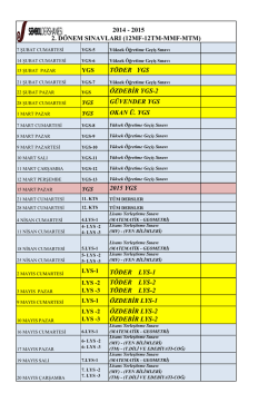 Mezun MF-TM - Sembol Dershanesi, Ankara