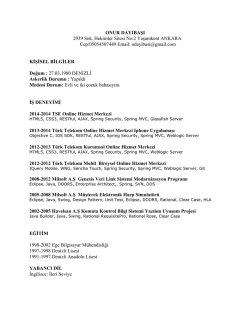 ONUR DAYIBAŞI 2939 Sok. Hekimler Sitesi No:2 Yaşamkent