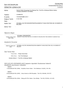 Detaylı &ouml;zge&ccedil;miş i&ccedil;in tıklayınız.