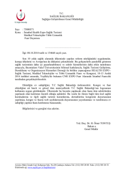 buradan - Adana İl Sağlık Müdürlüğü