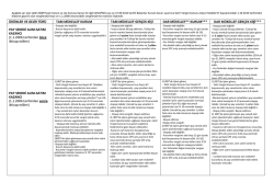 2014 Yılı Menkul Kıymet ve Diğer Sermaye