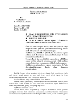 İlgili Kanun/md: - &Ccedil;alışma ve Toplum