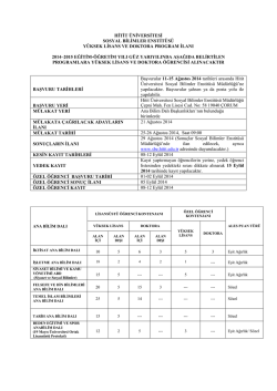 hġtġt &uuml;nġversġtesġ sosyal bġlġmler enstġt&uuml;s&uuml;