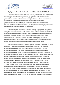 K&uuml;&ccedil;&uuml;kpazarlı Havacılık, Tercih Edilen Ortak Olma