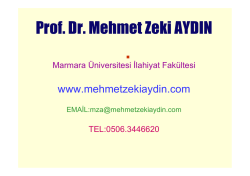 Prof. Dr. Mehmet Zeki Aydın - Din Öğretiminde Yöntemler