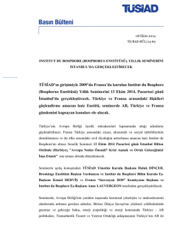 Bosphorus Enstit&uuml;s&uuml;