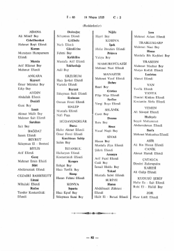 I : 83 18 Mayıs 1325 C : 2 ADANA Ali M&uuml;nif Bey Cebelibereket