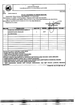 temiz oda biyog&uuml;venlik kabini ve g&ouml;r&uuml;nt&uuml;leme cihazı kalibrasyonu