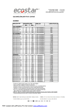 DOMESTİK 2014 FİYAT LİSTESİ &euro;.xlsx