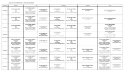 2014-2015 g&uuml;z d&ouml;nemi mim 1. sınıf ders programı