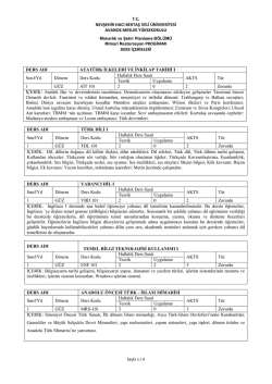 T.C. NEVŞEHİR HACI BEKTAŞ VELİ &Uuml;NİVERSİTESİ AVANOS