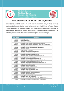 A&ccedil; - T&uuml;rkiye Kamu Hastaneleri Kurumu