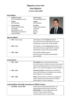 &ouml;zge&ccedil;m&yacute;&thorn;/cv - Dua &Ouml;ZSOYLU