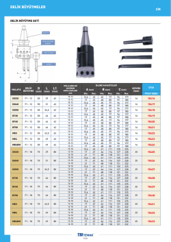 DELİK B&Uuml;Y&Uuml;TMELER