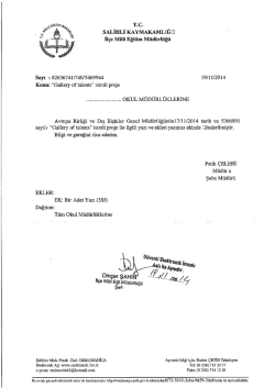 T.C. sALİHLİ KAYMAKAMLEĞU - Salihli İl&ccedil;e Milli Eğitim M&uuml;d&uuml;rl&uuml;ğ&uuml;