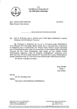 T.C. - SALİHLİ KAYMAKAML tĞ u - Salihli İl&ccedil;e Milli Eğitim M&uuml;d&uuml;rl&uuml;ğ&uuml;