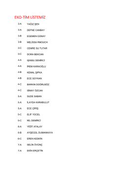 Eko Tim Listesi