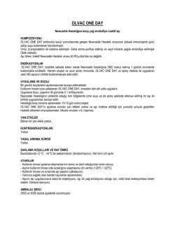 OLVAC ONE DAY - Güneşli Aşı