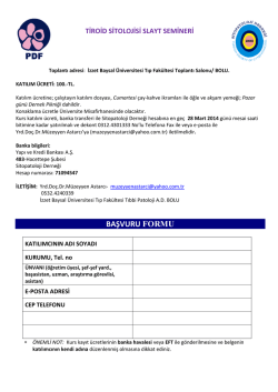 tiroid sitolojisi slayt semineri