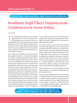 Makale PDF - G&uuml;ncel Gastroenteroloji