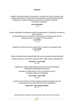 ınternatıol journal of language educatıon and teachıng