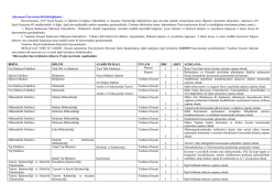 Adıyaman &Uuml;niversitesi Rekt&ouml;rl&uuml;ğ&uuml;nden : &Uuml;niversitemize, 2547 Sayılı