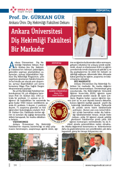 Ankara &Uuml;niversitesi Diş Hekimliği Fak&uuml;ltesi Bir Markadır
