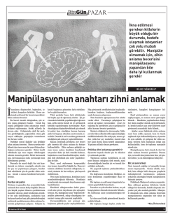 Manip&uuml;lasyonun anahtarı zihni anlamak