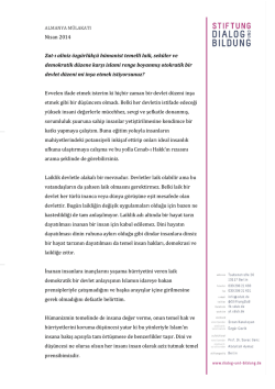 Nisan 2014 Zat-ı aliniz &ouml;zg&uuml;rl&uuml;k&ccedil;&uuml; h&uuml;manist temelli laik, sek&uuml;ler ve