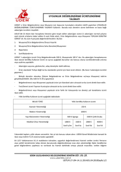 İndir - Udem Belgelendirme