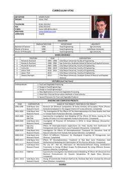 Assoc.Prof.Dr.Hasan YILDIZ - Celal Bayar &Uuml;niversitesi