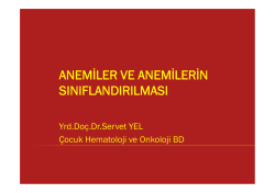 DEMIR EKSIKLIĞI ANEMISI