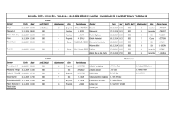 bingöl üniv. müh-mim. fak. 2014-2015 güz dönemi makine muh