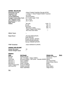 Sonu&ccedil; Bildirim Listesi i&ccedil;in tıklayınız.