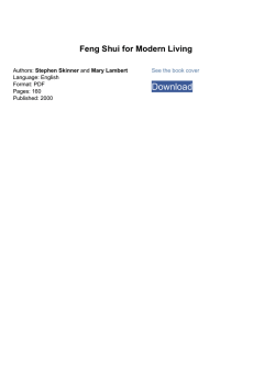 Feng Shui for Modern Living by Stephen Skinner