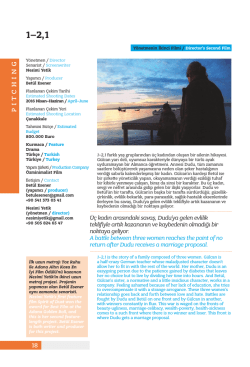 PITCHING - Altın Portakal Film Festivali