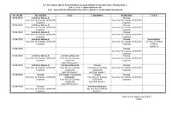 İlk ve Acil Yardım Programı - İstanbul Bilim &Uuml;niversitesi