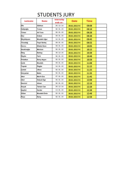 CTIS310-2014-2015 Students Jury