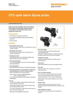 OTS optik takım ölçme probu