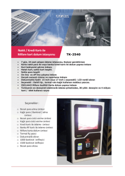 PDF İndir - Teta Elektronik A.Ş.