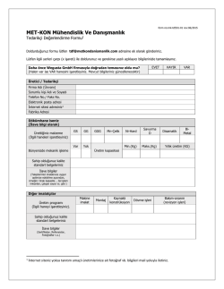 MET-KON M&uuml;hendislik Ve Danışmanlık