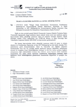 T.c. - Trakya Elektrik Dağıtım A.Ş.