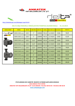 &Uuml;r&uuml;n Fiyat Listesini g&ouml;rmek i&ccedil;in tıklayınız.