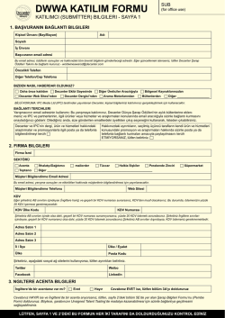 dwwa katılım formu